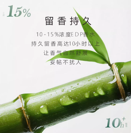 清新淡雅竹子香水淡小眾高級持久森林正直儒雅清冽新鮮男女禮物